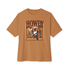 Load image into Gallery viewer, Howdy! Oversized Boxy Tee