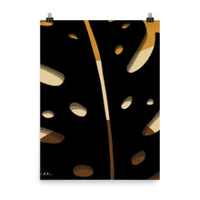 Load image into Gallery viewer, Black Monstera Leaf