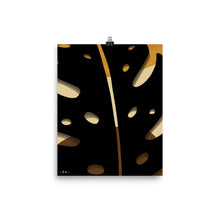 Load image into Gallery viewer, Black Monstera Leaf