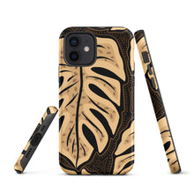 Load image into Gallery viewer, Cream Monstera - Tough iPhone Case