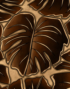 Monstera - Brown Leaf